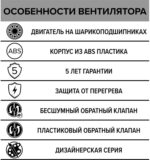 8010570480 RIO 4C Matt black, Вентилятор осевой вытяжной D 98, декоративный 90-06889 Hirschmann — изображение 6