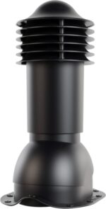 8026747802 Труба вентиляционная , для металлочерепицы, d-110мм, h-550мм, утепленная, чёрный (RAL 9005) 07.506.01.01.06.100.9005 Hirschmann