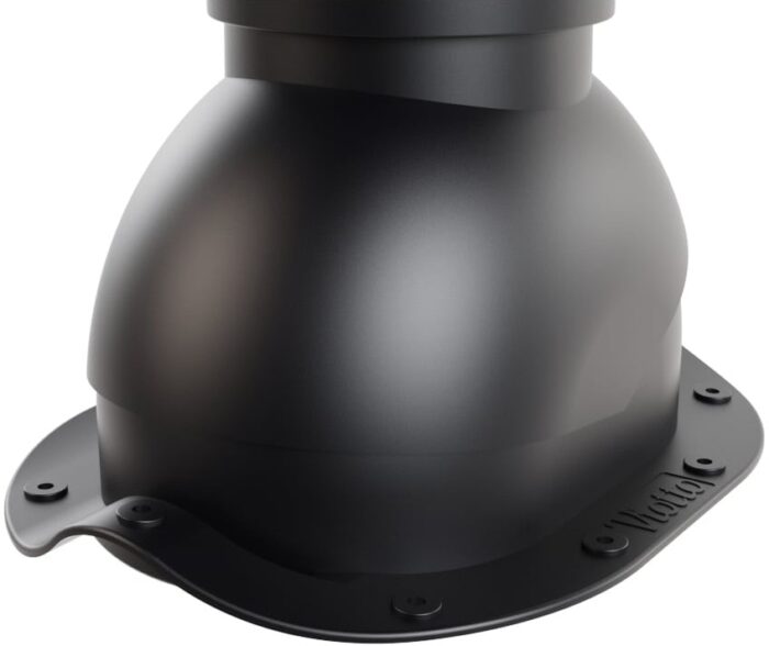 8026747802 Труба вентиляционная , для металлочерепицы, d-110мм, h-550мм, утепленная, чёрный (RAL 9005) 07.506.01.01.06.100.9005 Hirschmann — изображение 2