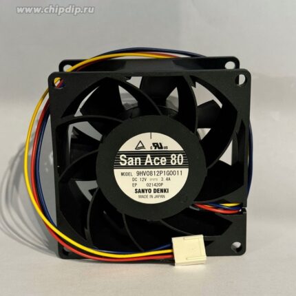 8012893295 Вентилятор San Ace 9HV0812P1G0011 24v 3.4A 80x38 4pin Hirschmann