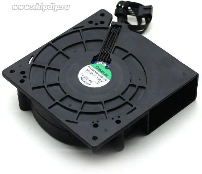 8024698041 Вентилятор Sunon PFC0321B3-C03U-S9D 12V 3,39W 120x32 4pin улитка Hirschmann — изображение 2