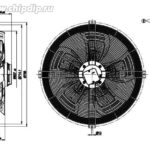 8025312201 Вентилятор Ebmpapst S4D630-AD01-01 400V 2630W 4.78A () Hirschmann