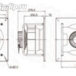 8025401857 Вентилятор Krubo K-EC310-R230-29(K) 230V AC 700W 3.1A () Hirschmann