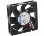 8004985479 712F/2, DC Fans Tubeaxial Fan, 70x70x15mm, 12VDC, 25.9CFM, Speed Signal/Open Collector Output Hirschmann — изображение 3