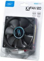 8003014959 Вентилятор для корпуса Deepcool XFan 120 120х120x25 черный 3-pin 4-pin (Molex) 24дБ (DP-FDC-XF120) Ret Hirschmann — изображение 2