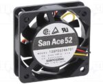 8007277338 109P0524A701, DC Fans DC Axial Fan, 52x52x15mm, 24VDC, Tachometer Hirschmann — изображение 3