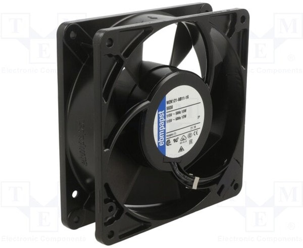 doc047487726 8001707254 5938, AC Fan Axial Ball Bearing 115V 95.3CFM 39dB 127 X 127 X 38mm Hirschmann — изображение 1