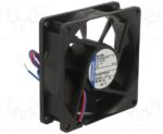 8006005498 8414NMU, Fan Tubeaxial 24VDC Square - 80mm L x 80mm H Ball 34.1 CFM (0.955m³/min) 2 Wire Leads Hirschmann — изображение 3