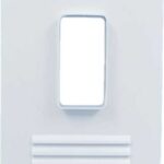8030467475 Площадка торцевая пластиковая 205x240 фланец 55x110 вертикальная с РЕШЕТКОЙ 511ПВР Hirschmann