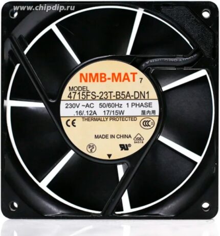 8033034695 Вентилятор NMB-MAT 4715FS-23T-B5A (11938FB-B3N-EP) 120x38мм 230V 14W 0.08A OEM () Hirschmann