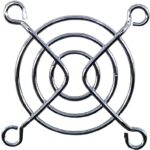 8006102461 G50-3, 52mm Sq Fan Finger Guard Steel, Chrome Plated 3 Rings Hirschmann — изображение 2