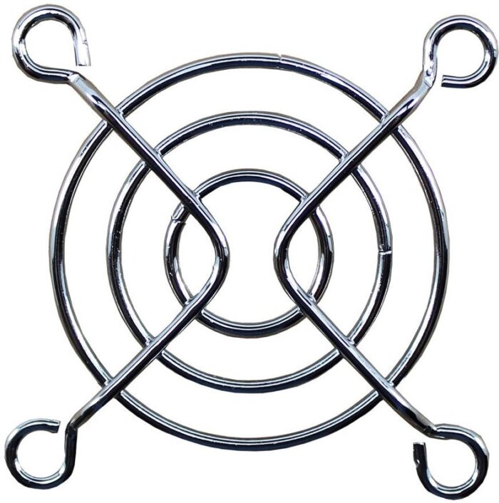 8006102461 G50-3, 52mm Sq Fan Finger Guard Steel, Chrome Plated 3 Rings Hirschmann — изображение 2