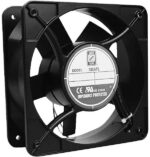 8006138714 OD180APL-24HB, Fan Tubeaxial 24VDC Square - 180mm L x 180mm H Ball 470.0 CFM (13.16m³/min) 2 Wire Leads Hirschmann — изображение 2