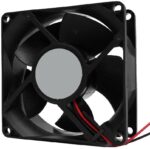 8006960612 OD8032-12HBIP68, Fan Tubeaxial 12VDC Square - 80mm L x 80mm H Ball 2 Wire Leads Hirschmann — изображение 2