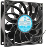 8015579344 OA92EC-UR-1WBXC, AC Axial Fan, 110V / 220V, Square, 92 mm, 25 mm, Ball Bearing, 56 CFM Hirschmann