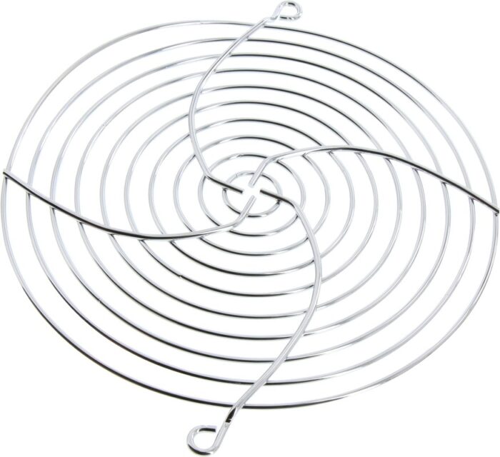 8008644427 G172-10LN, 172mm Dia Fan Finger Guard Steel, Chrome Plated 10 Rings Hirschmann — изображение 2