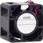 8016294939 04028VE-12N-CT-00, DC Axial Fan, 12 V, Square, 40 mm, 28 mm, Ball Bearing, 14.48 CFM Hirschmann