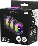 8056079456 Кулер Lyambda LAC-02 (чёрный, ARGB, 800-1200 RPM, 18-30 dBA, 65 CFM, 4-Pin/5v ARGB) Hirschmann — изображение 5