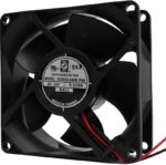 8006807327 OD8032-24HBIP68, Fan Tubeaxial 24VDC Square - 80mm L x 80mm H Ball 2 Wire Leads Hirschmann — изображение 2