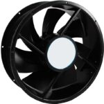 8006135501 OA2547AP-22-1WB1868, Fan Tubeaxial 230VAC Round - 254mm Dia Ball 1000.0 CFM (28.00m³/min) 2 Wire Leads Hirschmann — изображение 2