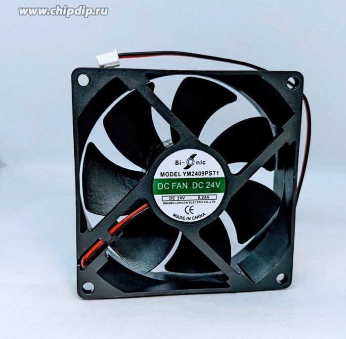 8009581447 Вентилятор Bisonic YM2409PST1 24V 0.24A 92x25 2pin Hirschmann — изображение 2