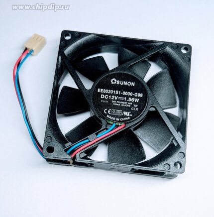 8035599019 Вентилятор SUNON EE80201S1-0000-G99 DC 12V 1.56W Dell PN:99GRF A00 130mA 36.0CFM 80x20 3pin () Hirschmann