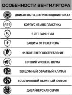 8010570479 BREEZE 4C Matt black, Вентилятор осевой вытяжной D 98, декоративный 90-06903 Hirschmann — изображение 6