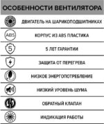 8139355834 Вентилятор осевой вытяжной с обратным клапаном D 100 SLIM 4C 488-019 Hirschmann — изображение 2