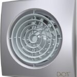 8003300813 AURA 4C Gray metal, Вентилятор осевой вытяжной с обр. клап. D 100 AURA 4C gray metal 87-987 Hirschmann