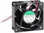 8006467507 EE60251B1-000U-999, Fan Tubeaxial 12VDC Square - 60mm L x 60mm H Ball 23.5 CFM (0.658m³/min) 2 Wire Leads Hirschmann