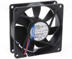 8026549546 DC axial fan, 12 V, 80 x 80 x 25 mm, 33 m³/h, 12 dB, slide bearing, ebm-papst 8412 NGLE Hirschmann — изображение 4