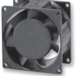 8545491076 MCSF11580A 1083HBL.GN, AC Axial Fan, 115V, Square, 80 mm, 38 mm, Ball Bearing, 31 CFM Hirschmann