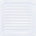 8003766374 Решётка металлическая с сеткой 100x100ВРС, белая Hirschmann — изображение 6