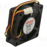 8033668980 DFS602012H, Fan: DC; axial; 12VDC; 60x60x15mm; 36.5dBA; EBR; 4000rpm; 3.67mmH2O Hirschmann