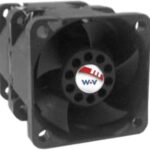 8033951453 DC0405612U2B-BT0, Fan Tubeaxial 12VDC Square - 40mm L x 40mm H Ball 37.2 CFM (1.04m³/min) 4 Wire Leads Hirschmann