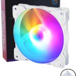 8034079950 Вентилятор с разъемом 4pin molex для корпуса компьютера 120 мм с подсветкой, белый Hirschmann
