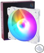 8034079950 Вентилятор с разъемом 4pin molex для корпуса компьютера 120 мм с подсветкой, белый Hirschmann