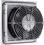 8000795665 Filter Fan, 230 V ac, AC Operation, 239.6m³/h Filtered, 399.3m³/h Unimpeded, IP54, 207 x 207mm Hirschmann — изображение 4