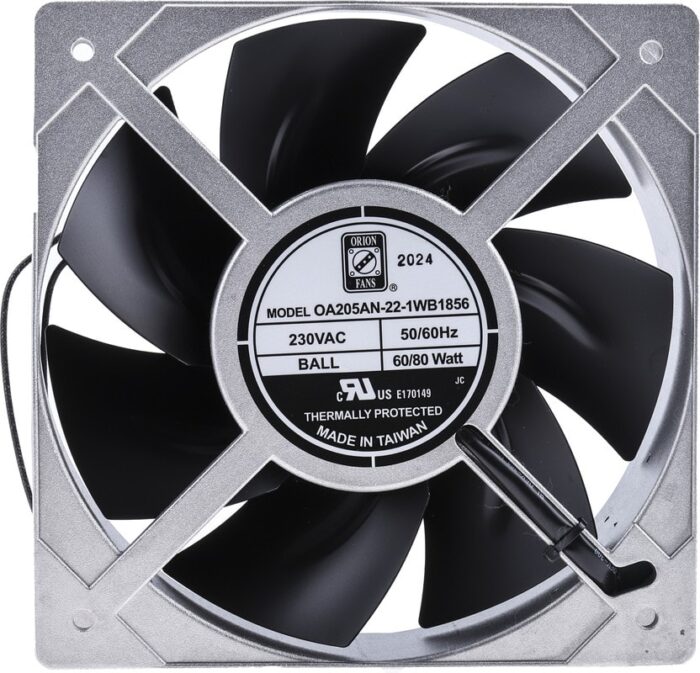 8000795688 Axial Fan, 230 V ac, AC Operation, 1002.4m³/h, 80W, IP56, 205 x 205 x 72mm Hirschmann — изображение 4