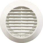 8009023902 Э165/125Р решетка разъемная круглая с маскит. сеткой накл. жалюзи 165, с выходом D125 Hirschmann