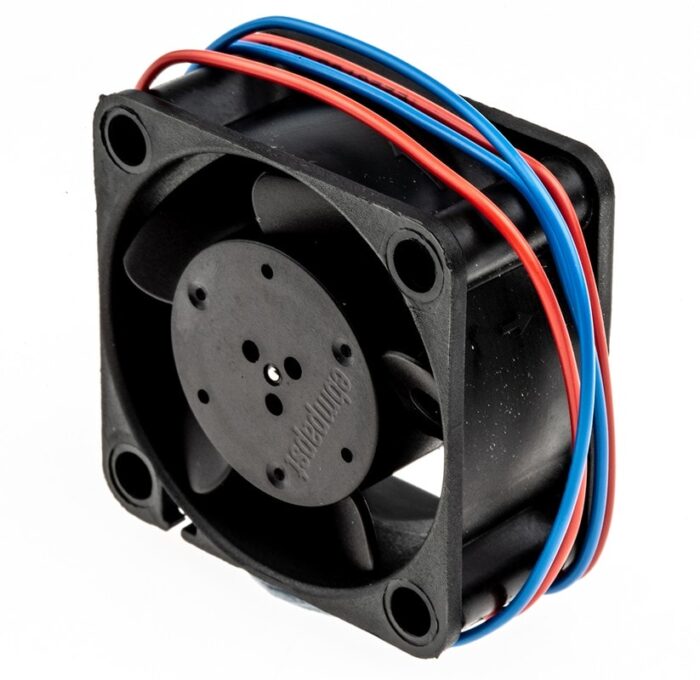 8009100744 412, 400 Series Axial Fan, 12 V dc, DC Operation, 10m³/h, 800mW, 67mA Max, 40 x 40 x 20mm Hirschmann — изображение 3