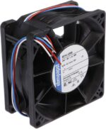8020747217 8214J/2H3, DC Fans DC Tubeaxial Fan, 80x38mm, 24VDC, 112CFM, Speed Signal/Open Collector Output Hirschmann — изображение 3