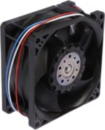 8020747217 8214J/2H3, DC Fans DC Tubeaxial Fan, 80x38mm, 24VDC, 112CFM, Speed Signal/Open Collector Output Hirschmann — изображение 4