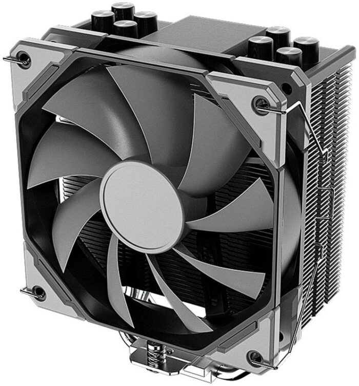 8028126840 Кулер Cooler ID-Cooling SE-214-XT BASIC черный/серебристый 120мм алюминий+медь 1800rpm 27db 4-pin 180W 150мм Hirschmann — изображение 3