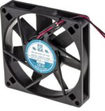 8009693892 Axial Fan, 12 V dc, DC Operation, 39.1m³/h, 1.8W, 120mA Max, 80 x 80 x 15mm Hirschmann