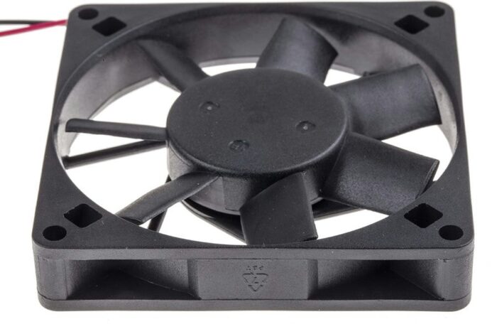 8009693892 Axial Fan, 12 V dc, DC Operation, 39.1m³/h, 1.8W, 120mA Max, 80 x 80 x 15mm Hirschmann — изображение 4
