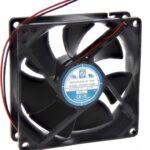 8009693898 Axial Fan, 12 V dc, DC Operation, 74.8m³/h, 2W, 150mA Max, 92.5 x 92.5 x 25mm Hirschmann