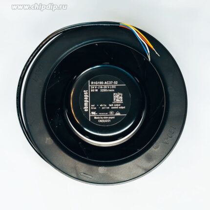 8016771132 Вентилятор Ebmpapst R1G190-AC37-52 24V DC 80W 3250r/min 4pin Hirschmann