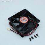 8005548555 EC8025H24B, (80*80*25 24V), Вентилятор 24В, 80х80х25мм, 61.65 м3/час, 33dB, подшипник качения, 3000 об/мин Hirschmann