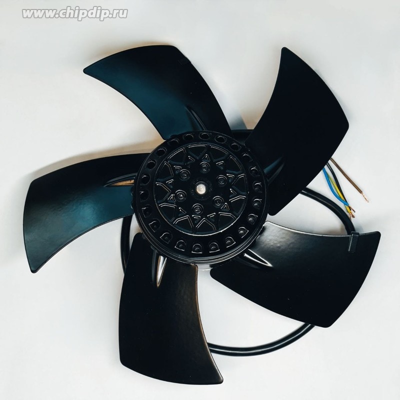 doc049154802 8034507054 Вентилятор Ebmpapst W2D270-EB26-07 400/480V 50/60Hz 0.26/0.32A 105/145W 2350/2400min-1 4pin без корпуса Hirschmann — изображение 1